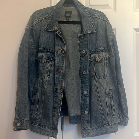 Wild fable oversized vintage denim jacket - Picture 1 of 4